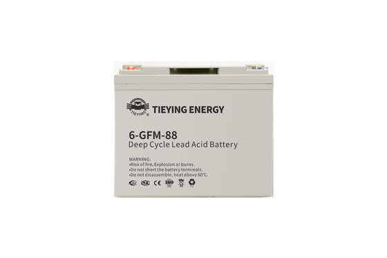 Bom preço. Bateria de ácido de chumbo para veículo de limpeza 6-GFM-88Ah 12V 24+-0,5kg Peso Bateria de ácido de chumbo para empilhadeira on-line