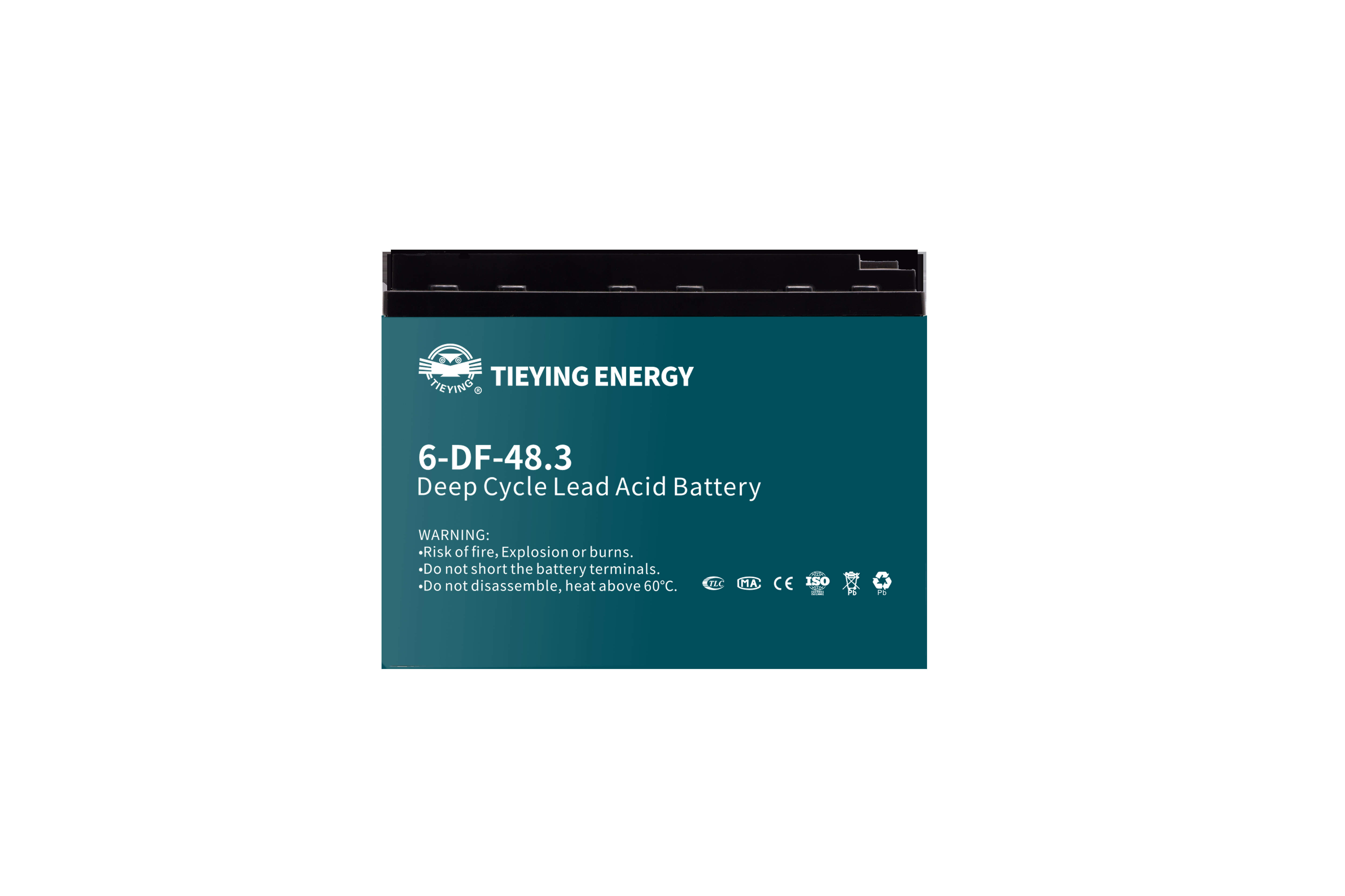 Df Battery Tieying Electric Tricycle Rechargeable Lead Acid Battery 6-DF-48.3Ah 12 ...