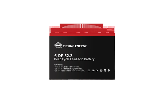 Ein guter Preis. Elektro-Dreifahrrad wiederaufladbare Bleinsäurebatterie 6-DF-52.3 12V 52.3Ah 215*121*174MM Online