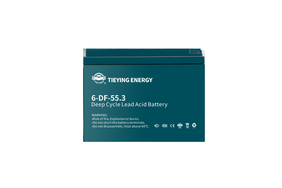 calidad OEM ABS 55.3Ah 12 Volt Batería de plomo sellada para triciclos eléctricos Vida útil del ciclo >450 veces fábrica