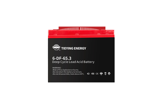 Ein guter Preis. Speicher für Solarenergie 65Ah Wiederaufladbare Zyklus-Blei-Säure-Batterie 6-DF-65 222*148*174MM 15,8+-0,2kg Online