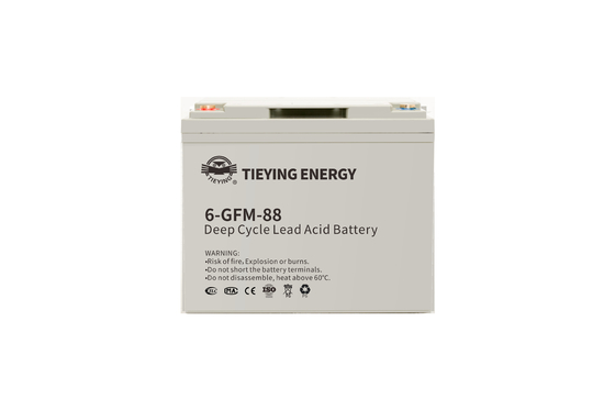 qualité Batterie au plomb pour véhicule de nettoyage 6-GFM-88Ah 12V 24+-0,5 kg Poids usine