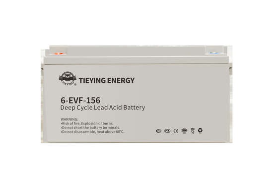 qualité 6-EVF-156 Golf Cart batterie au plomb acide 12V 156Ah ISO9001 ISO14001 usine
